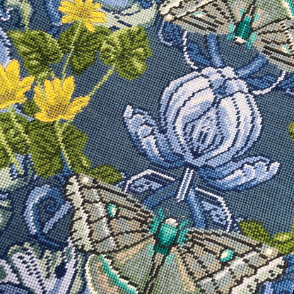 Bloomsbury Moth Tapestry Needlepoint Kit (Fatal Anemone)